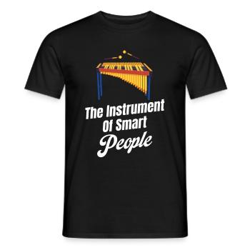 L’instrument des gens intelligents Les amateurs de Marimba - T-shirt homme - noir - Devant - AI Model Male 178 light (178cm)