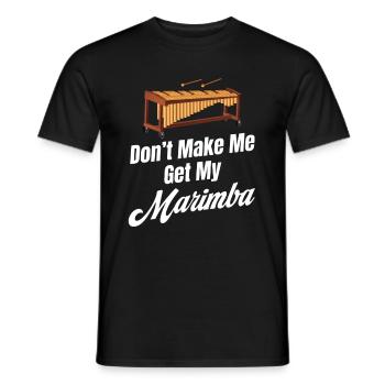 Ne me faites pas prendre mon trombone d’orchestre Marimba - T-shirt homme - noir - Devant - AI Model Male 178 light (178cm)