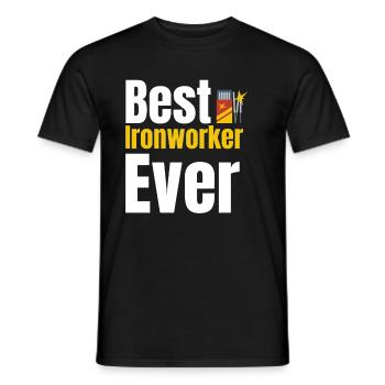 Meilleur soudeur de ferronniers de tous les temps - T-shirt homme - noir - Devant - AI Model Male 178 light (178cm)