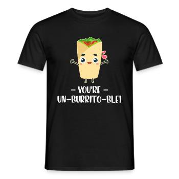Du Bist Un-burrito-ble! Mexikanischer Margarita - Männer T-Shirt - Schwarz - Vorne - AI Model Male 178 light (178cm)