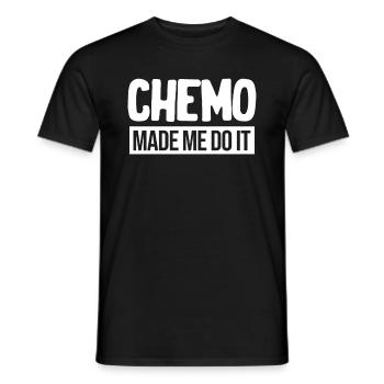Chemo made me want to make it funny - Men's T-Shirt - black - Front - AI Model Male 178 light (178cm)