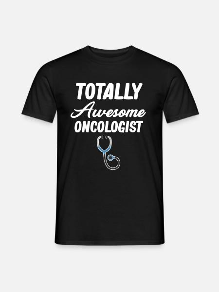Absolutely genius oncologist chemotherapy - Men's T-Shirt - black