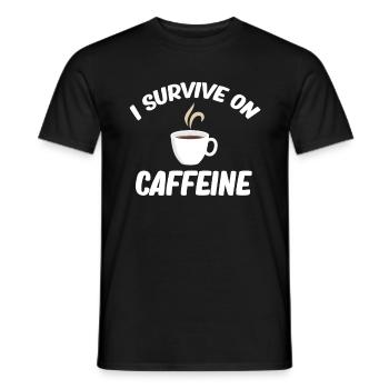 Ich Überlebe Im Leichenkrankenhaus Des - Männer T-Shirt - Schwarz - Vorne - AI Model Male 178 light (178cm)