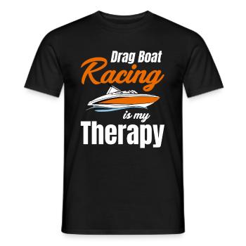 Drag Boat Racing Ist Mein - Männer T-Shirt - Schwarz - Vorne - AI Model Male 178 light (178cm)