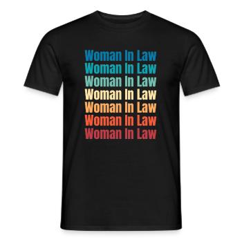Frauen Im Gesetz Anwältin Mädchen Feminismus - Männer T-Shirt - Schwarz - Vorne - AI Model Male 178 light (178cm)