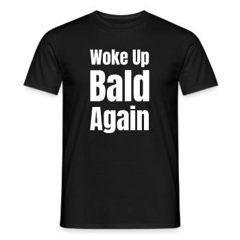 Wieder Mit Glatze Aufgewacht Lustiger Bärtiger - Männer T-Shirt - Schwarz - Vorne - AI Model Male 178 light (178cm)
