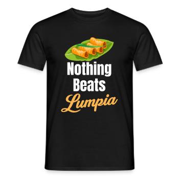 Nichts Geht Über Lumpia Pinoy Shanghai Adobo - Männer T-Shirt - Schwarz - Vorne - AI Model Male 178 light (178cm)