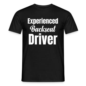 Fahrer Auf Dem Rücksitz, Weil Man Manchmal Eine - Männer T-Shirt - Schwarz - Vorne - AI Model Male 178 light (178cm)