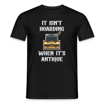 Il ne s’agit pas d’une accumulation compulsive s’il s’agit d’un - T-shirt homme - noir - Devant - AI Model Male 178 light (178cm)