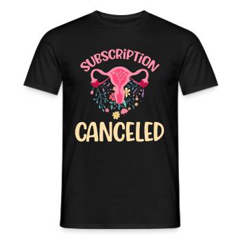 Annulation Survivant d’une hystérectomie drôle - T-shirt homme - noir - Devant - AI Model Male 178 light (178cm)