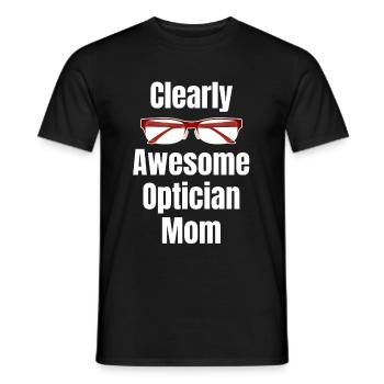 Offensichtlich Großartig, Optikerin, Mutter, - Männer T-Shirt - Schwarz - Vorne - AI Model Male 178 light (178cm)
