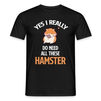 Ja, Ich Brauche Wirklich Alle Diese - Männer T-Shirt - Schwarz - Vorne - AI Model Male 178 light (178cm)