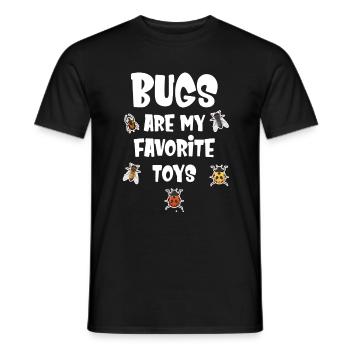 Sind Meine Lieblingsspielzeuge - Männer T-Shirt - Schwarz - Vorne - AI Model Male 178 light (178cm)