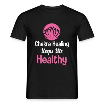 Reiki Is My Jam Chakra Healing, Buddhist - Men's T-Shirt - black - Front - AI Model Male 178 light (178cm)