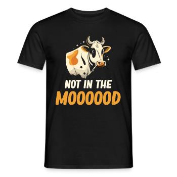Pas au Moooood Cattle Farmer Ranchero - T-shirt homme - noir - Devant - AI Model Male 178 light (178cm)