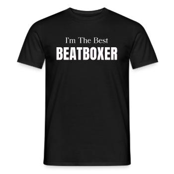 Ich Bin Der Beste Beatboxer, Lustiger - Männer T-Shirt - Schwarz - Vorne - AI Model Male 178 light (178cm)