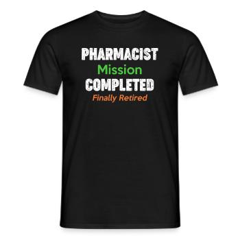 Mission pharmacienne terminée, Propofol - T-shirt homme - noir - Devant - AI Model Male 178 light (178cm)