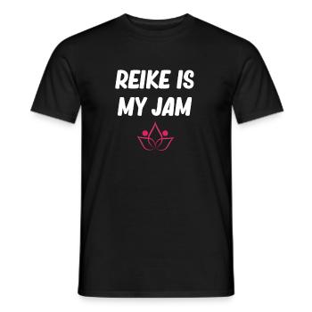 Reiki Is My Jam Chakra Healing, Buddhist - Men's T-Shirt - black - Front - AI Model Male 178 light (178cm)