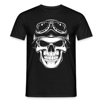 Skull Rider - T-shirt homme - noir - Devant - AI Model Male 178 light (178cm)
