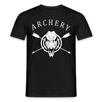 Archery Archer Motif Chemise Bow - T-shirt homme - noir - Devant - AI Model Male 178 light (178cm)