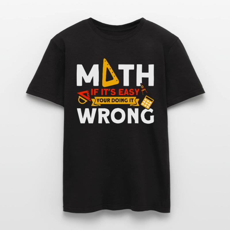 Math Mathematics Science Math Gift Men's T-shirt