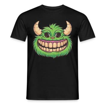 Streetstyle Monster Graffiti Kunst Streetart - Männer T-Shirt - Schwarz - Vorne - AI Model Male 178 light (178cm)
