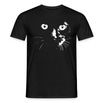 Cat Cats Cat Pet Love Gift Idea - Men's T-Shirt - black - Front - AI Model Male 178 light (178cm)