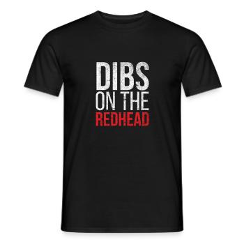 Dibs auf dem Redhead - Männer T-Shirt - Schwarz - Vorne - AI Model Male 178 light (178cm)