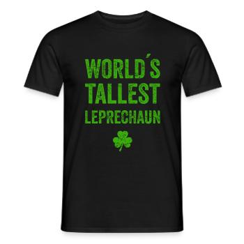 Leprechaun St. Patricks Day T Shirt Kobold - Männer T-Shirt - Schwarz - Vorne - AI Model Male 178 light (178cm)