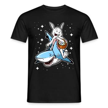 Galactic Easter! - Men's T-Shirt - black - Front - AI Model Male 178 light (178cm)