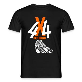 4x4 Offroad - Men's T-Shirt - black - Front - AI Model Male 178 light (178cm)