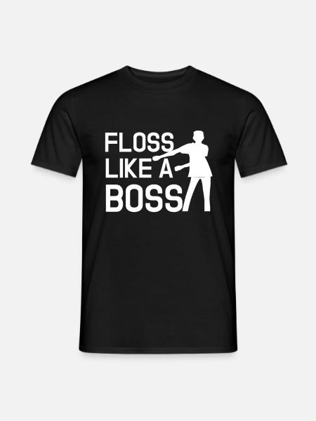 Floss Like A Boss - Men's T-Shirt - black