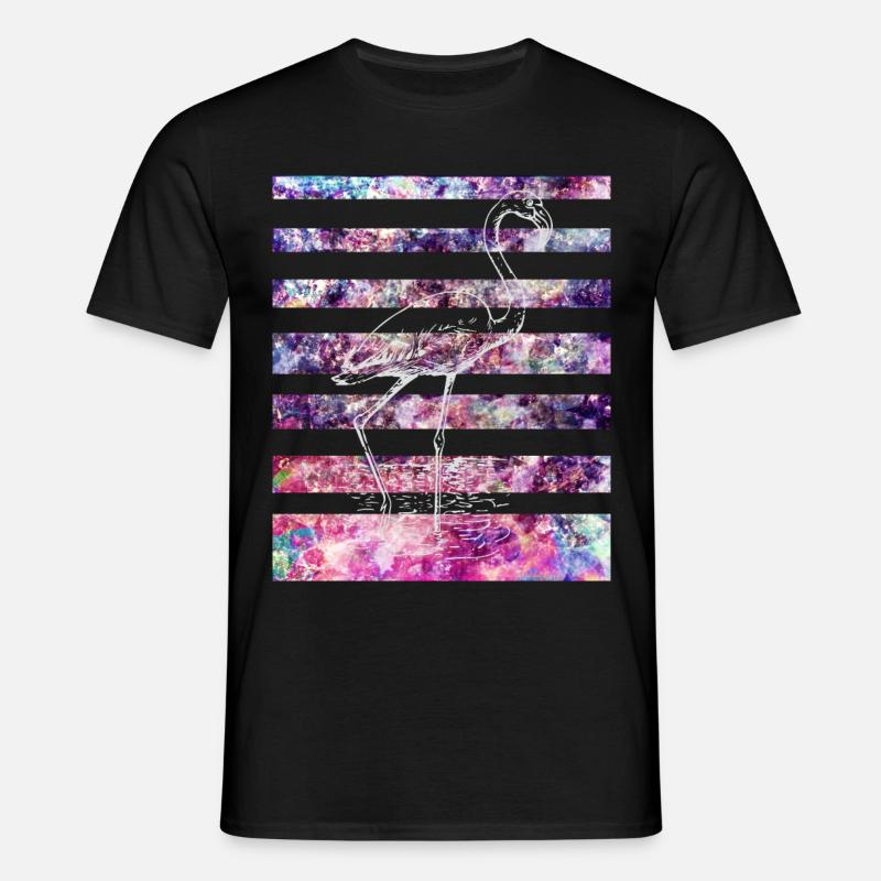 flamingo - T-shirt til herrer - sort