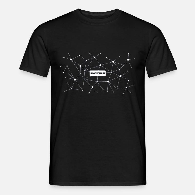 Blockchain - Männer T-Shirt - Schwarz