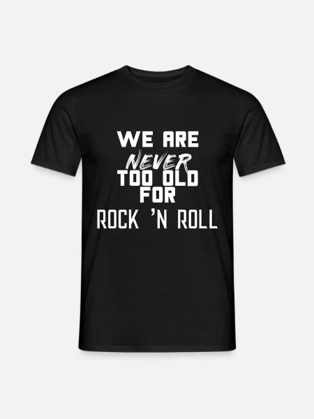 ROCK ET ROLL - T-shirt homme - noir