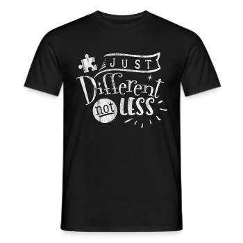 autism - Men's T-Shirt - black - Front - AI Model Male 178 light (178cm)