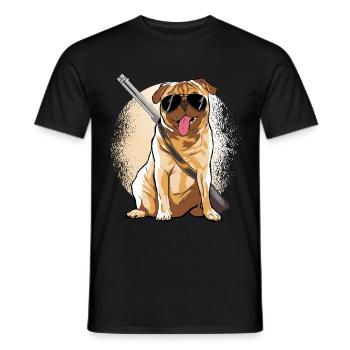 Mobs Hunter Dogs Tshirt - Men's T-Shirt - black - Front - AI Model Male 178 light (178cm)