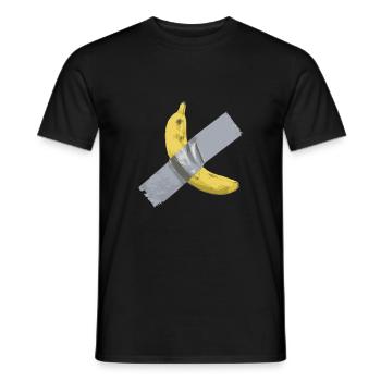 Banana Tape - Men's T-Shirt - black - Front - AI Model Male 178 light (178cm)