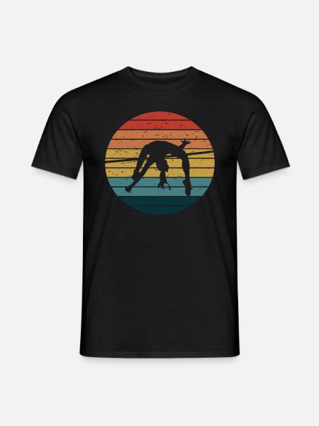 Retro high jump - Men's T-Shirt - black