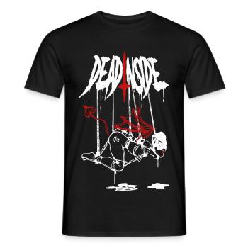 Éclair de feu abstrait - T-shirt homme - noir - Devant - AI Model Male 178 light (178cm)