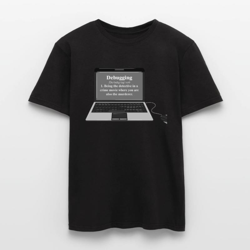 Lustiges Computer Debugging Programmierer Design Männer T-Shirt
