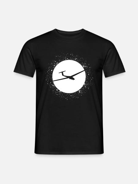 Cercle avec seringues et planeur - (b) - T-shirt homme - noir