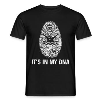 It's in my DNA - - Men's T-Shirt - black - Front - AI Model Male 178 light (178cm)