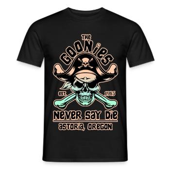THE GOONIES 8 - Männer T-Shirt - Schwarz - Vorne - AI Model Male 178 light (178cm)