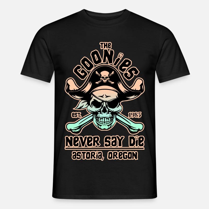 THE GOONIES 8 - Männer T-Shirt - Schwarz