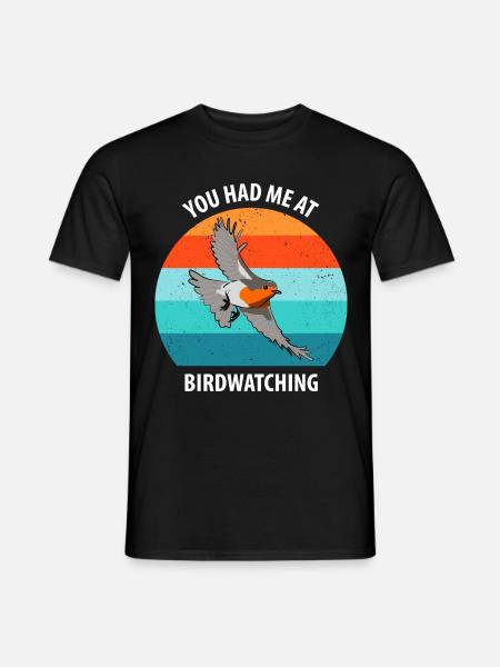 Bird Watching Bird Watching Birding Bird - Men's T-Shirt - black