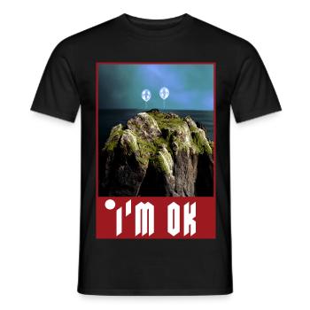 Formally Dressed Chitty-Chatty - Männer T-Shirt - Schwarz - Vorne - AI Model Male 178 light (178cm)