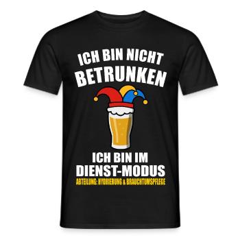 Je ne suis pas ivre - Carnaval - T-shirt homme - noir - Devant - AI Model Male 178 light (178cm)