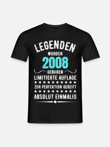 Limited Edition 2007 18th Birthday Gift - Men's T-Shirt - black
