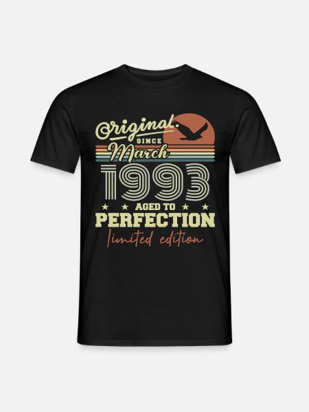 Anniversaire Mars 1993 - T-shirt homme - noir